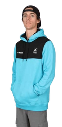 Hoodie Level Logo Zip Light Blue 2025/26