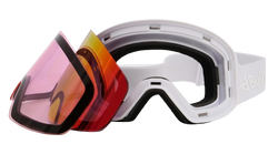 Goggles Red Bull Spect Jam White/Red With Purple Mirror + Spare lens- 2025/26