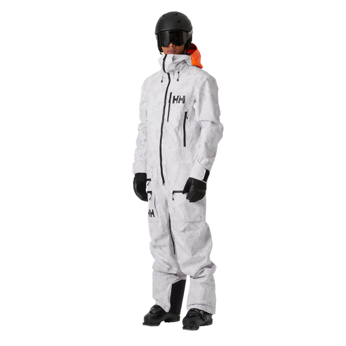 Ski suit Helly Hansen Chugach Infin Printed Suit Grey Fog Snow Camo Aop - 2024/25