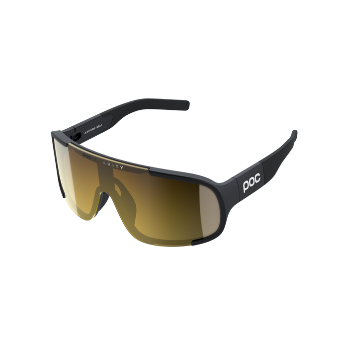 Sonnenbrille POC Aspire Mid Uranium Black/Violet Gold Mirror - 2024/25