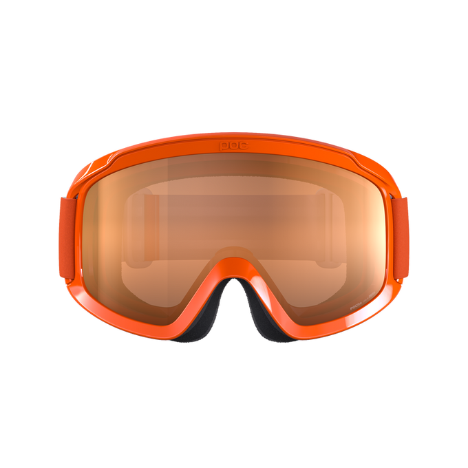 Goggles POC POCito Opsin Fluorescent Orange/Partly Sunny Light Orange - 2024/25