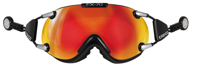 Brille Casco FX70 Carbonic Black Orange Mirror - 2024/25