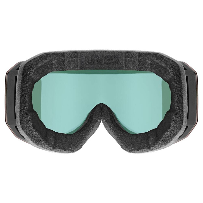 Goggles Uvex Evidnt ATTRACT V Black Matt/Mirror Rainbow + spare lens - 2025/26
