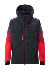 Insulated jacket Descente Hybrid Down Jacket Black Electric Red - 2024/25