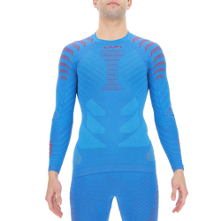 Thermal underwear UYN Man Resilyon UW Shirt LG SL Round Neck Blue/Red - 2024/25