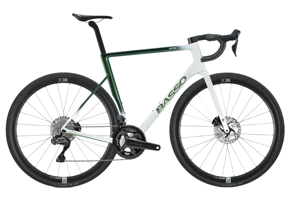 Road bike Basso Astra Ultegra Di2 Pop Green/Microtech RE38 - 2023