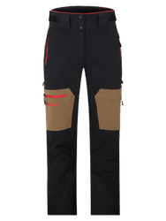 Ski pants Ziener Tewes Full-Zip Teamwear Lady Walnut Red - 2024/25