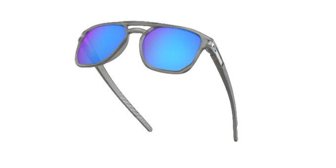 Sunglasses Oakley Latch Beta Prizm Sapphire Polarized Lenses / Matte Grey Ink Frame