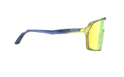 Sunglasses Rudy Project SPINSHIELD Crystal Blue Avio/Apple Green Fade Gloss/Multilaser Yellow