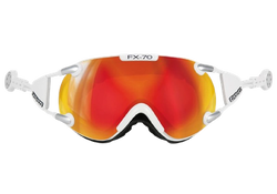 Brille Casco FX70 Carbonic White Orange Mirror - 2024/25