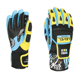 Gloves Level Worldcup JR CF Yellow/Blue 2024/25