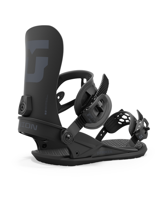 Snowboard Bindings Union Strata Black - 2024/25