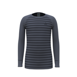 Thermoaktives T-Shirt Odlo Active Warm Eco Kids Stripes BL Top Crew Neck L/S - 2023/24