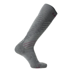 Skisocken UYN Woman Ski One Comfort Fit Grey/Purple - 2025/26