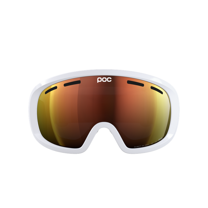 Ski goggles POC Fovea Mid Hydrogen White/Partly Sunny Orange - 2024/25