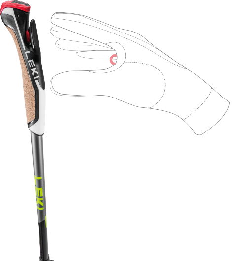 Stocke Nordic Walking LEKI Traveller Alu