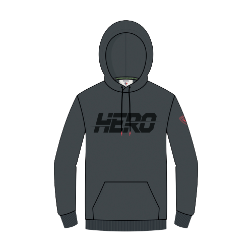 Bluse Rossignol Hero Hoodie Onyx Grey - 2023/24