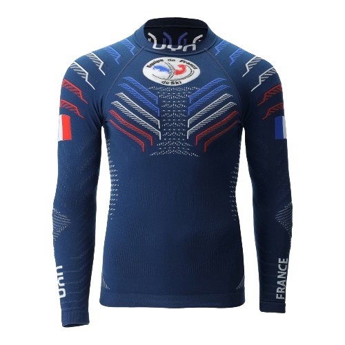 Thermounterwäsche UYN Natyon 3.0 Junior France UW Shirt LG SL Turtle Neck - 2024/25