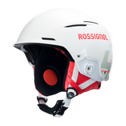 Helmet Rossignol Hero Slalom Impacts White + Chinguard - 2024/25