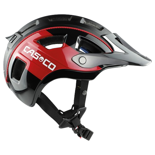 Casco bike helmet MTBE2 Black/Red - 2024