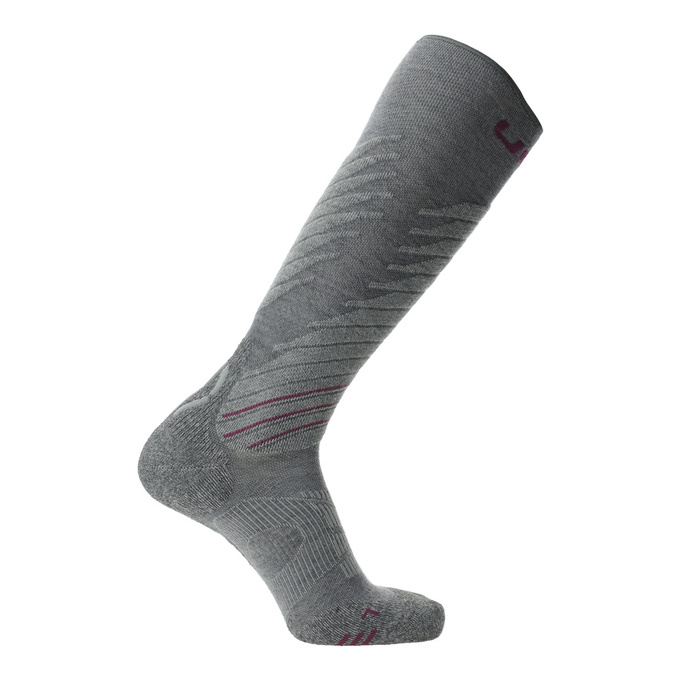 Skisocken UYN Woman Ski One Comfort Fit Grey/Purple - 2025/26