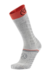 Ski socks Sidas Ski Merino Performance Light Grey/Coral 2024/25