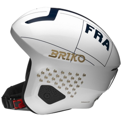 Helm Briko Vulcano 2.0 France Shiny White Tangaroa Blue - 2024/25