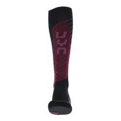 Skisocken UYN Women Ski One Biotech Black/Purple - 2025/26