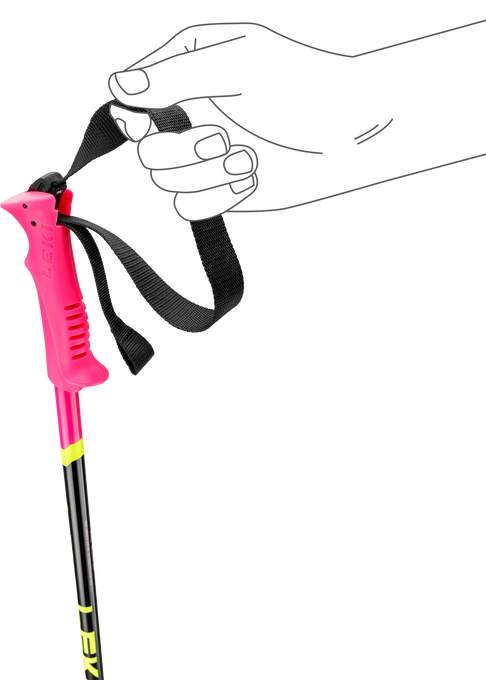 Skistöcke LEKI Racing Kids Pink - 2025/26