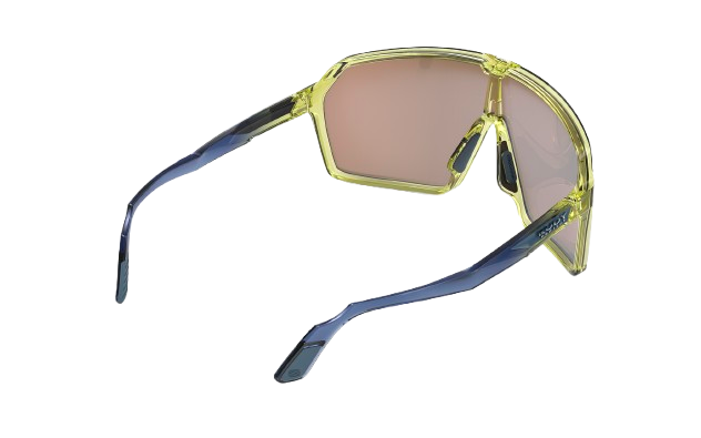 Sunglasses Rudy Project SPINSHIELD Crystal Blue Avio/Apple Green Fade Gloss/Multilaser Yellow