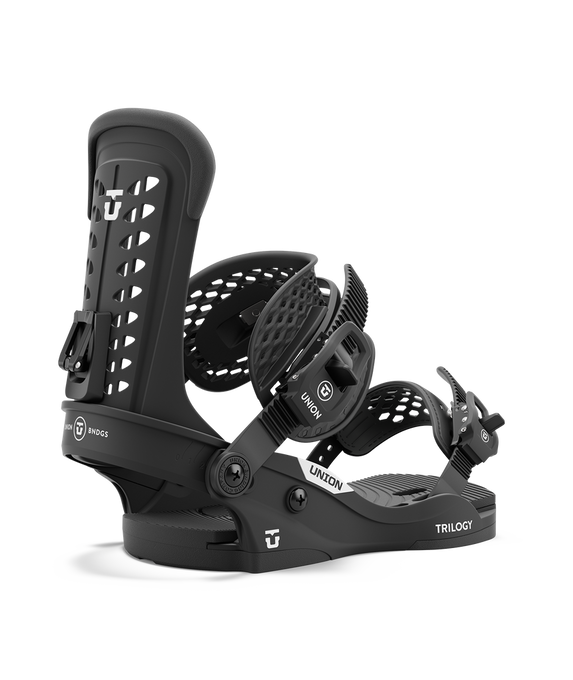 Snowboard Bindings Union Trilogy Classic Black - 2024/25